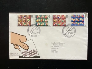 GB 1979 European Assembly FDC, PO Brand, London SW special Pmk (K946) - Picture 1 of 1