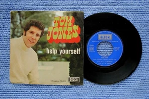 TOM JONES / SP DECCA 79.026 ( * Pochette papier ) / BIEM 07-1968 ( F ) - Picture 1 of 2