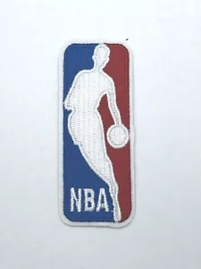 Logo NBA basket 1,25 x 3,25" .Toppa ricamata ferro su ferro, Jerry West - Foto 1 di 1