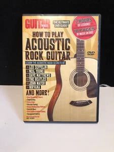 Guitar World: How to Play Acoustic Rock Guitar DVD (2009) (No Manual) - Picture 1 of 4