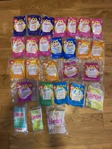 ALLES VERSIEGELT! Riesiges NIP/NIB 1990’s Barbie McDonald’s Toy Lot, 1992-1999 - Bild 1 von 4