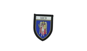 Ecusson brode thermocollant imprime blason patch drapeau ecusson kiev ukraine - Picture 1 of 1