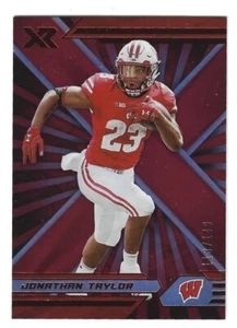 2022 Panini Chronicles XR Draft Picks Jonathan Taylor # 18 Red Parallel /149 - Bild 1 von 3