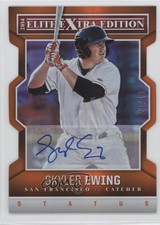 2014 Elite Extra Edition Status Orange Die-Cuts Signatures /10 Skyler Ewing Auto
