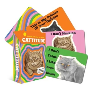 New, Attitude of the Day, Cat Edition, 24 Card Deck, Stocking Stuffer, Sealed - Picture 1 of 14