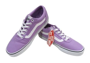 Scarpe da skate donna Vans Ward in tela lavanda nuove - taglia 7 - Foto 1 di 8