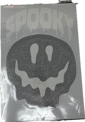 Стразы SPOOKY железа на передачи горячий исправить (светится в темноте) - Изображение 1 из 2