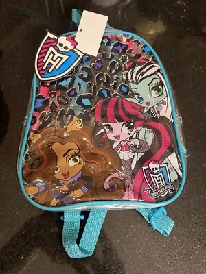 Monster High Mini Mochila 2015 Mattel Inc Transparente Concierto Evento Nueva Con Etiqueta Foto 1 de 4