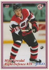 1999-00 Ottawa 67's Team Issue #18 MIKE GRESDAL