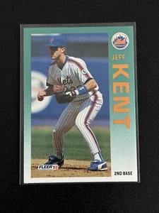 1992 Fleer Update Jeff Kent Rookie RC Set Fresh - Bild 1 von 2