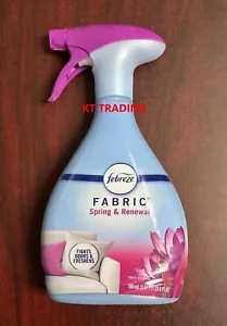 FEBREZE Clothes Linen FABRIC REFRESHER Odor Eliminator SPRING & RENEWAL 700ml - Picture 1 of 3