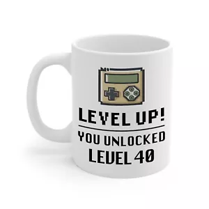 Regalos de cumpleaños 40 - ¡Sube de nivel! Ideas de amantes de juegos You Unlocked nivel 40 años - Imagen 1 de 2