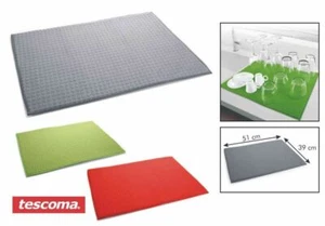 TESCOMA TAPPETINO GRIGIO SCOLA STOVIGLIE SCOLAPIATTI MICROFIBRA 51X39 4 2024 - Foto 1 di 3