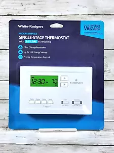 White-Rodgers Programmable Single Stage Thermostat with 5-1-1 Scheduling P210 - Picture 1 of 10