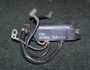 OMC JOHNSON EVINRUDE OUTBOARD IGNITION MODULE 2 CYLINDER CD 582880 - Picture 1 of 2