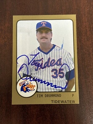 1988 ProCards #1593 Tim Drummond AUTO Tidewater Tides Autograph SIgned - Image 1 of 2