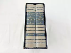 1932 Boxed Set COMPLETE SHORT STORIES of W. SOMERSET MAUGHAM 2 Volume Doubleday - Imagen 1 de 7
