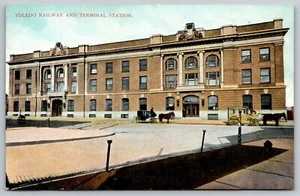 Postcard Toledo Railway Terminal Depot Station Toledo Ohio *8150 - Picture 1 of 2