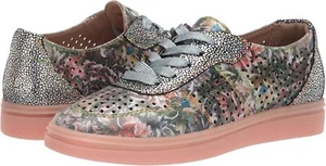 Neu! Leder Artisan Style Turnschuhe mit Blumendesign | Limitiertes Design - Bild 1 von 12