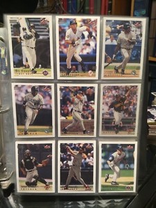 2002 Fleer Triple Crown Baseball set w/ inserts