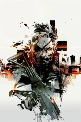 Metal Gear Solid 5 Juego Estampado Seda Nueva Pintura Pared Decoración Hogar - PÓSTER 20x30 Foto 1 de 4