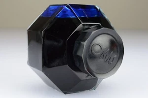 Omas Calamaio Inchiostro Blue 70ml Vetro Ottagonale "Foresta"  Made Italy 1960s - Foto 1 di 17