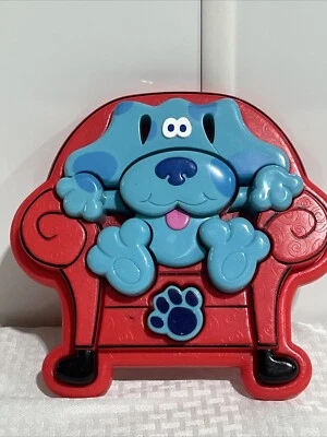 Blues Clues Puzzle Switch A Piece Big Chunk Plastic Big Chair 1998 Mattel VTG - Image 1 of 4
