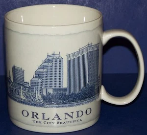 WONDERFUL 2008 STARBUCKS COFFEE ORLANDO ARCHITECTURE SERIES 18 OZ MUG - Picture 1 of 4
