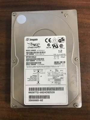 Seagate Cheetah ST39103LC 3.5” 80 Pin 9GB 10K SCSI HDD - Image 1 of 4