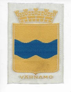 Värnamo Småland Provinz Schweden Reise Souvenir Patch Wappen Erbe - Bild 1 von 1