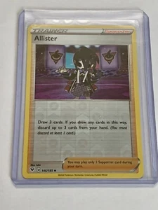Allister 146/185 Lebendige umgekehrte Holo ungewöhnliche Pokémonkarte Pokémon Sammelgut-Zeit-Service - Bild 1 von 2