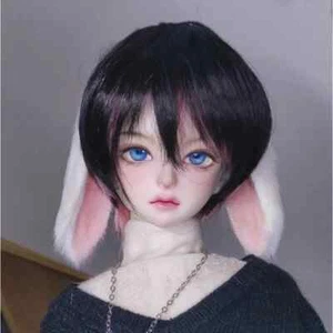 BJD hängende Hasenohren für 1/6 1/4 1/3 MDD MSD Puppe Tierohren Zubehör. - Bild 1 von 2