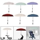Beach Chair Umbrella 38" Baby Pram Umbrella Sun Protection Foldable with