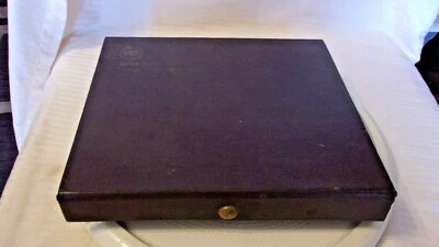 Vintage USS United Stales Steel Foreign Travel Storage Box Snap Lock - Image 1 of 4