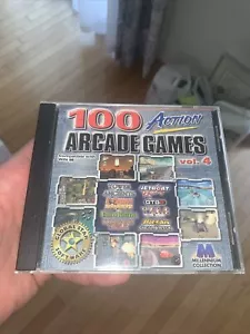 Vintage 100 Action Arcade Games ~ Compatible With Win 98 ~ Volume 4 CD - Picture 1 of 3