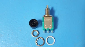 (2 PCS) PUSH BUTTON SWITCH, MOMENTARY, ELECTRO USA, 125VAC/ 6A - 250 VAC/ 3A - Picture 1 of 4