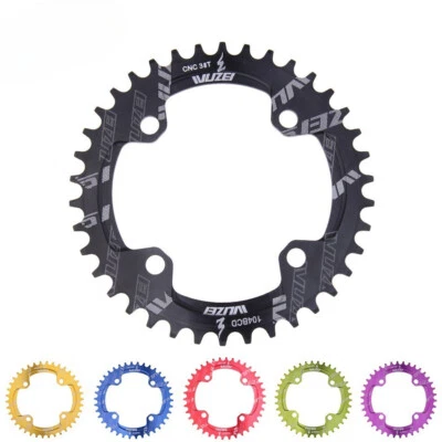 MTB Mountain Bike Round Chainring 104BCD 32-42T Narrow Wide Tooth Ultralight - Image 1 of 4