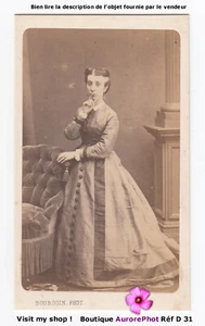 FEMME DE LA NOBLESSE NOMMÉE, NÉE DE LA RICHARDIÈRE, CDV à NIORT -D31 - Picture 1 of 2