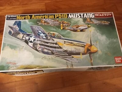 BANDAI NORTH AMERICA P51D MUSTANG  1/24 (1998) - Immagine 1 di 4
