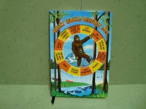 What Should Bigfoot Do? Spinner Notebook New Never Used - Picture 1 of 3
