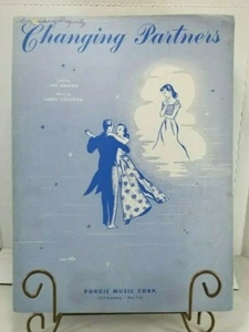 Vintage Sheet Music Changing Partners by Joe Darion 1953 Porgie Music - Picture 1 of 3