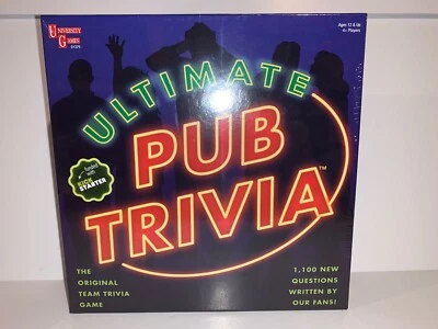 NEW Ultimate Pub Trivia Game University New Factory Sealed Original Team 01379 - Image 1 of 4