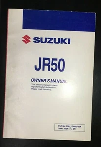 Suzuki JR50 2004 Owners Manual 99011-04492-03A - Bild 1 von 2