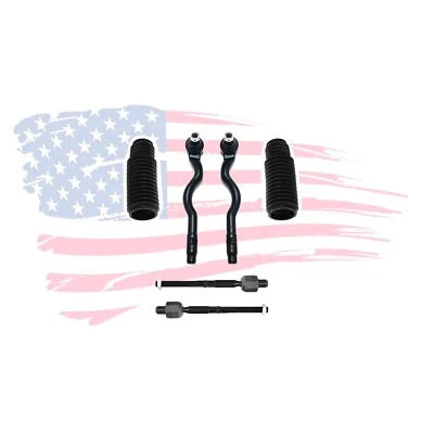 Kit de dirección de 6 piezas para BMW 325i 328Ci 328i 330Ci 330i Z4 tirantes botas fuelle Foto 1 de 4