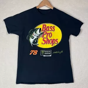 Martin Truex Jr Bass Pro Shops Monster NASCAR Racing T-shirt Champion #78 Mens M - Picture 1 of 7