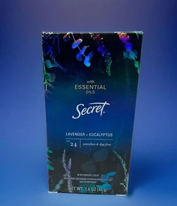 Secret W Essential Oils Lavender + Eucalyptus Antiperspirant Deodorant Read - Picture 1 of 1