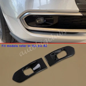 For Toyota Sienna 2021-2023 Carbon Fiber Front Fog Light Cover Trims Accessories - Picture 1 of 5