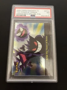 The Tower Of Terror EP22 PSA 7 NEAR MINT Topps TV Series 2 Holo Rare Gengar Foil - Picture 1 of 3