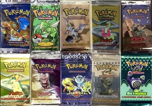 Pokemon Cards Booster Packs Only 400 Packs Total Base Set Aquapolis Skyridge Neo - Picture 1 of 1