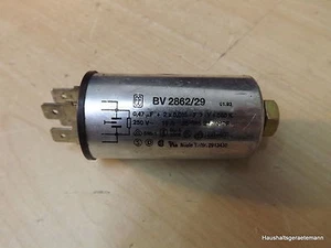 Filtro de red MIELE W 832 filtro antiinterferencias BV 2862/29 0,47uF + 2x0,015 TNR: 2913430 - Imagen 1 de 1